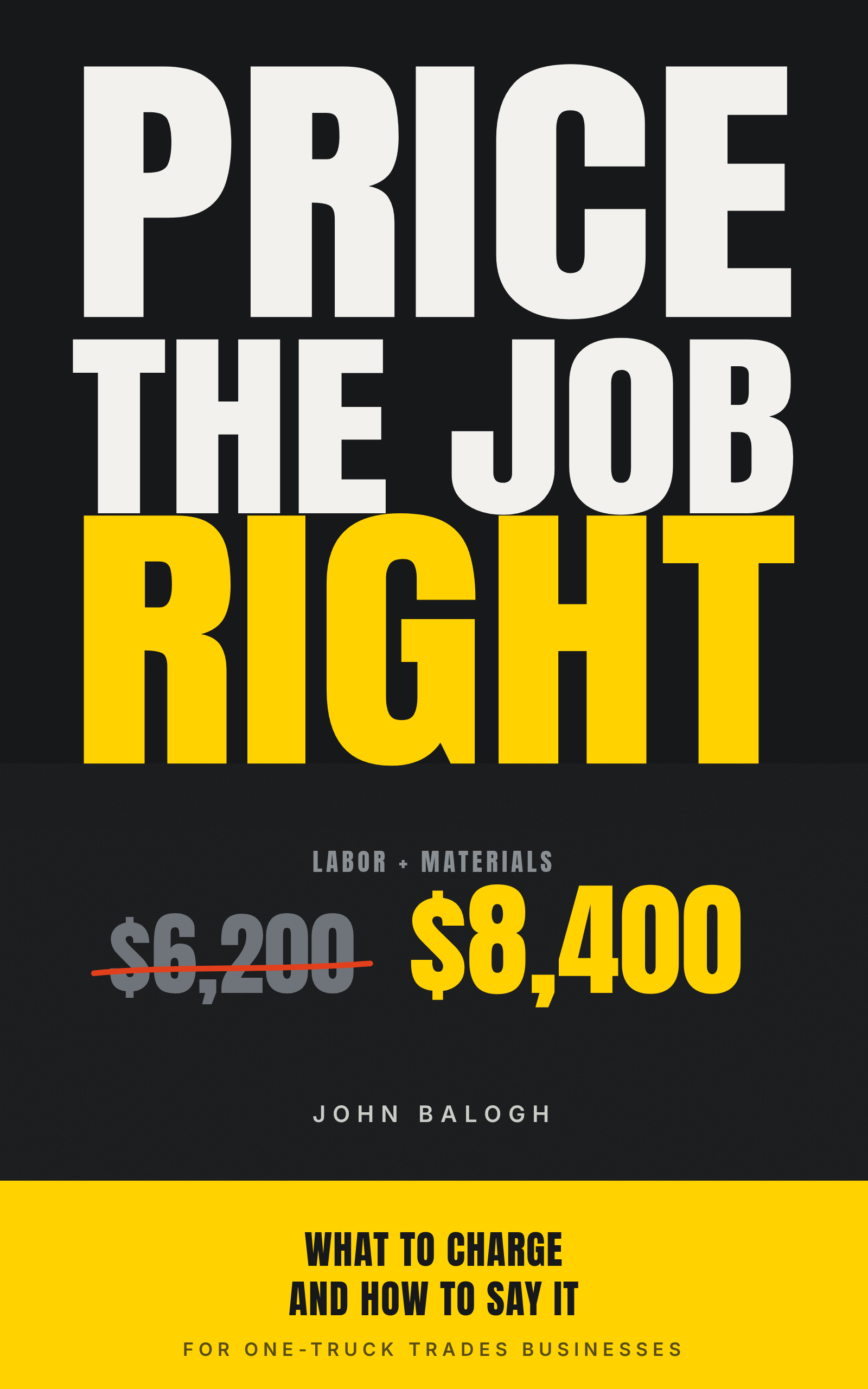 Price the Job Right — book cover